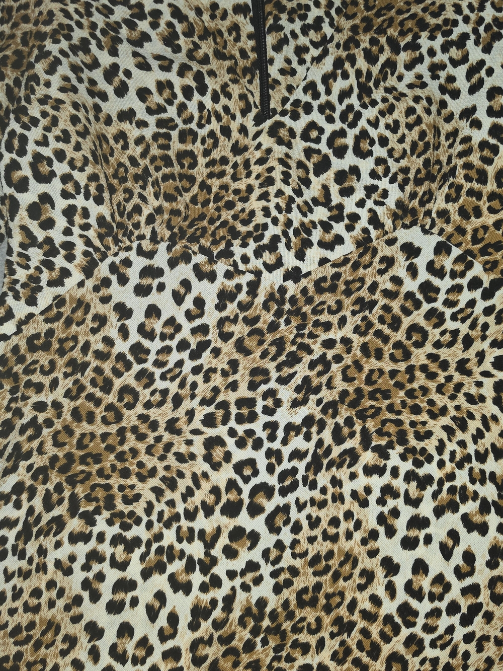 Barneys New York Leopard Print Midi Dress - Brown & Cream - Picture 5 of 10
